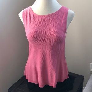 knitted pink top